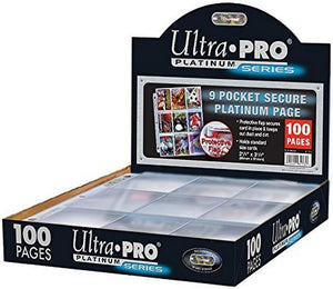 100 Hojas 9 Bolsillos Platinum UltraPRO