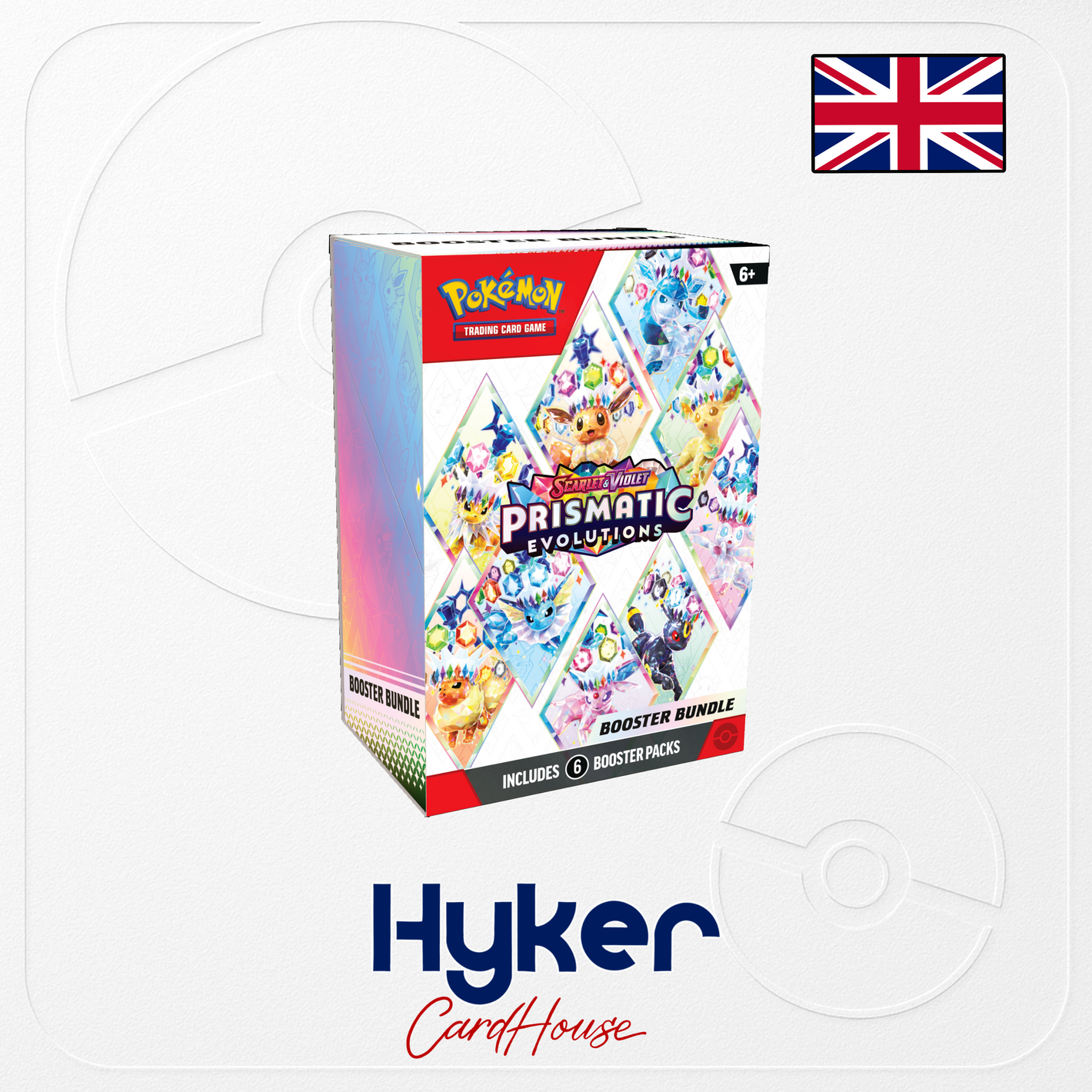 Bundle 6 Sobres Prismatic Evolutions