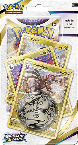 Blister 1 Sobre Brilliant Stars Hydreigon Promo