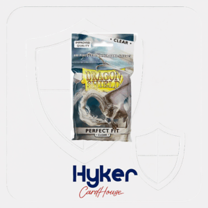 Fundas Dragon Shield Perfect Fit Clear - 100 Sleeves Internas Transparentes (Tamaño Estándar)