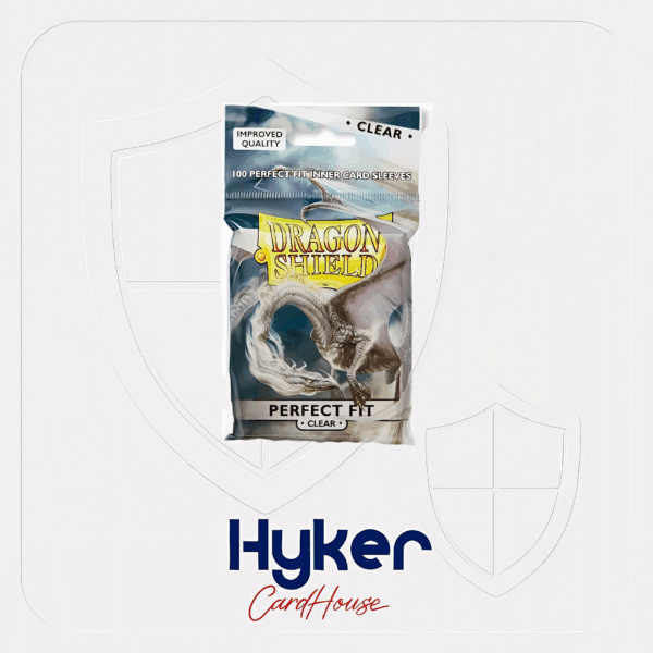 Fundas Dragon Shield Perfect Fit Clear - 100 Sleeves Internas Transparentes (Tamaño Estándar)