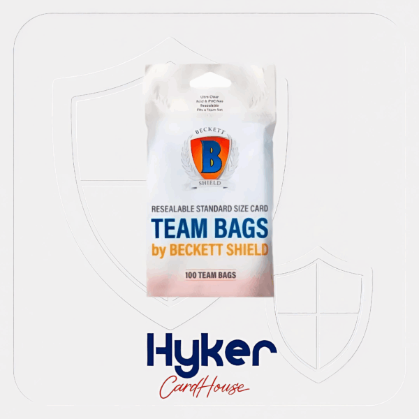Team Bags Beckett Shield — Fundas Protectores para Sets y Graded Cards (100 Unidades)