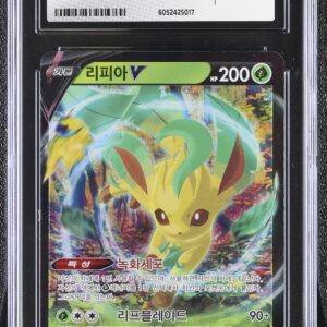CGC 9 Leafeon V (2021) Eevee Heroes s6a 002 Double Rare