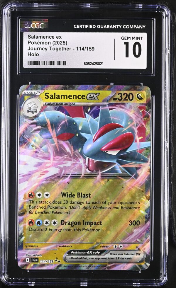 CGC 10 Salamance ex (2025) Journey Together JTG114 Holo
