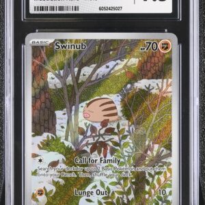 CGc 9.5 Swinub (2025) Journey Together JTG165 Illustration Rare