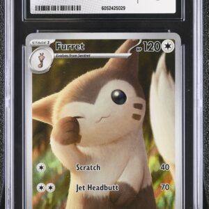 CGC 9 Furret (2025) Journey Together JTG168 Illustration Rare