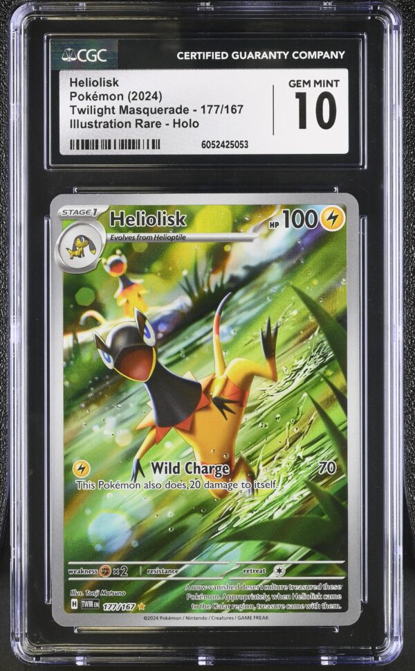 CGC10 Heliolisk (2024) Twilight Masquerade TWM177 Illustration Rare
