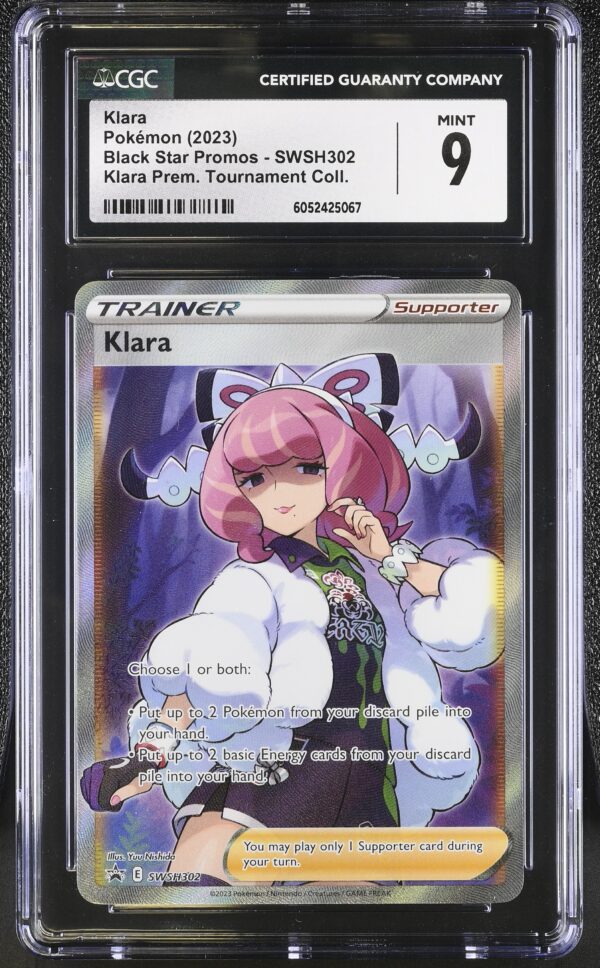 CGC 9 Klara (2023) Black Star Promos SWSH302