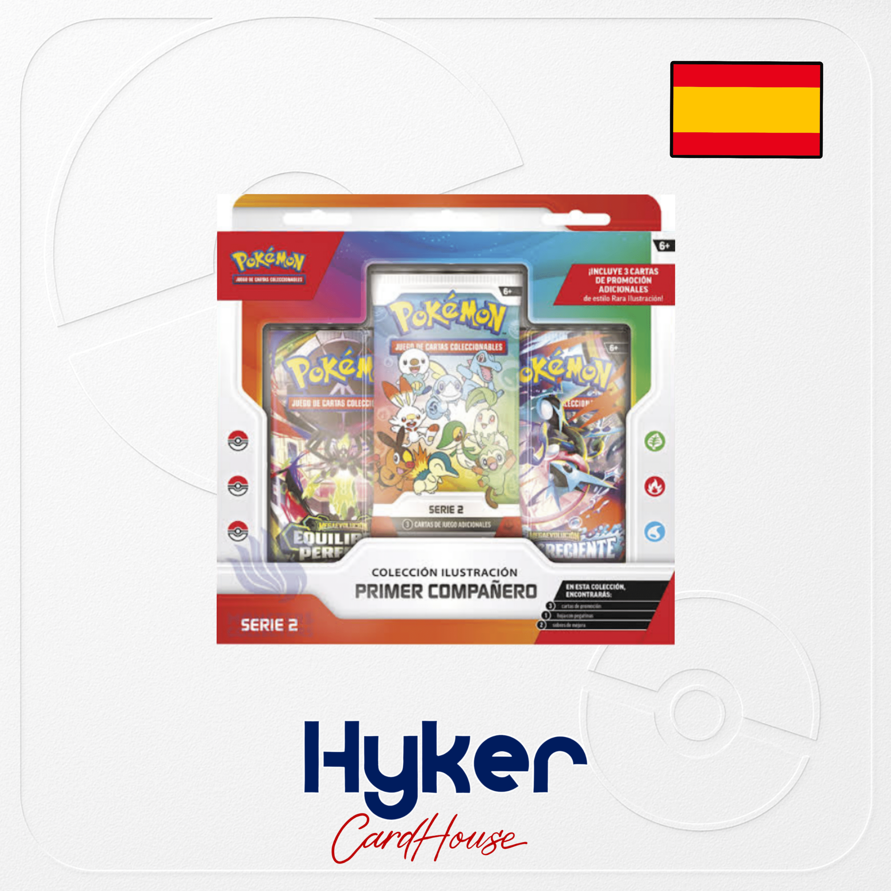 Pre-order First Partner Illustration Collection Serie 2 — Pokémon TCG Español 1 Pre-order First Partner Serie 2 Español — Pokémon TCG