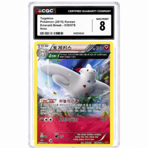 CGC 8 Togekiss (2025) Emerald Break Korean XY6 039 Holo