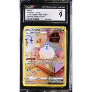 Inicio 25 CGC 9 Altaria (2023) Crown Zenith English GG19 Holo