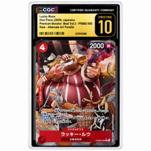 Inicio 1 CGC 10 Pristine Lucky Roux (2025) One Piece TCG Premium Booster Vol 2 PRB02-003 Japanese