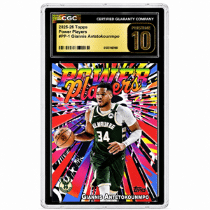 Inicio 7 CGC 10 Pristine Giannis Antetokounmpo Topps (2025-26) Power Players #PP-1