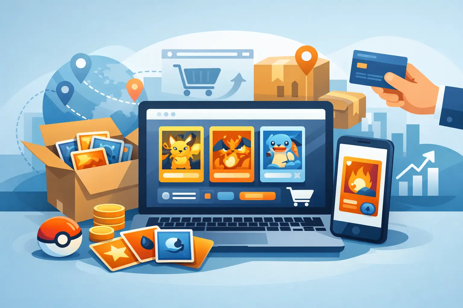 Cómo vender colección Pokémon online bien