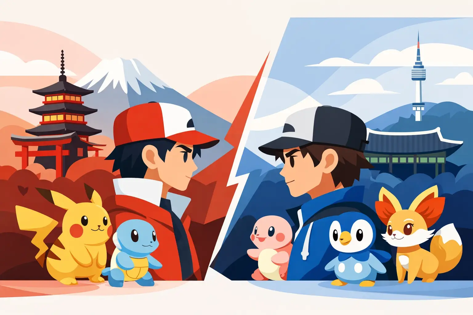 Pokémon japonés vs coreano: cuál elegir