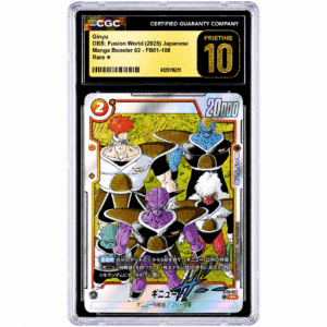 Inicio 17 CGC 10 Pristine Ginyu (2025) Manga Booster 02 FB01-108 Japanese