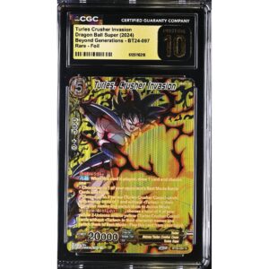Inicio 11 CGC 10 Pristine Turles Crusher Invasion (2024) Beyond Generations BT24-097 English